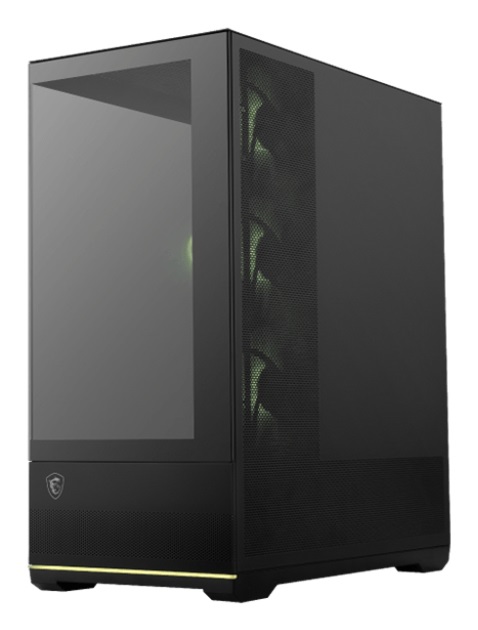MSI MAG PANO 110R PZ - Case PC Gaming Midi Tower Nero con Vetro Temperato, Supporto ATX/mATX/Mini-ATX, Ventole ARGB e USB Type-C