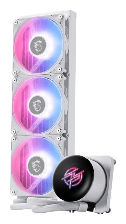 MSI MPG CORELIQUID P13 360 ARGB - Sistema di Raffreddamento a Liquido Bianco con 3 Ventole da 120mm