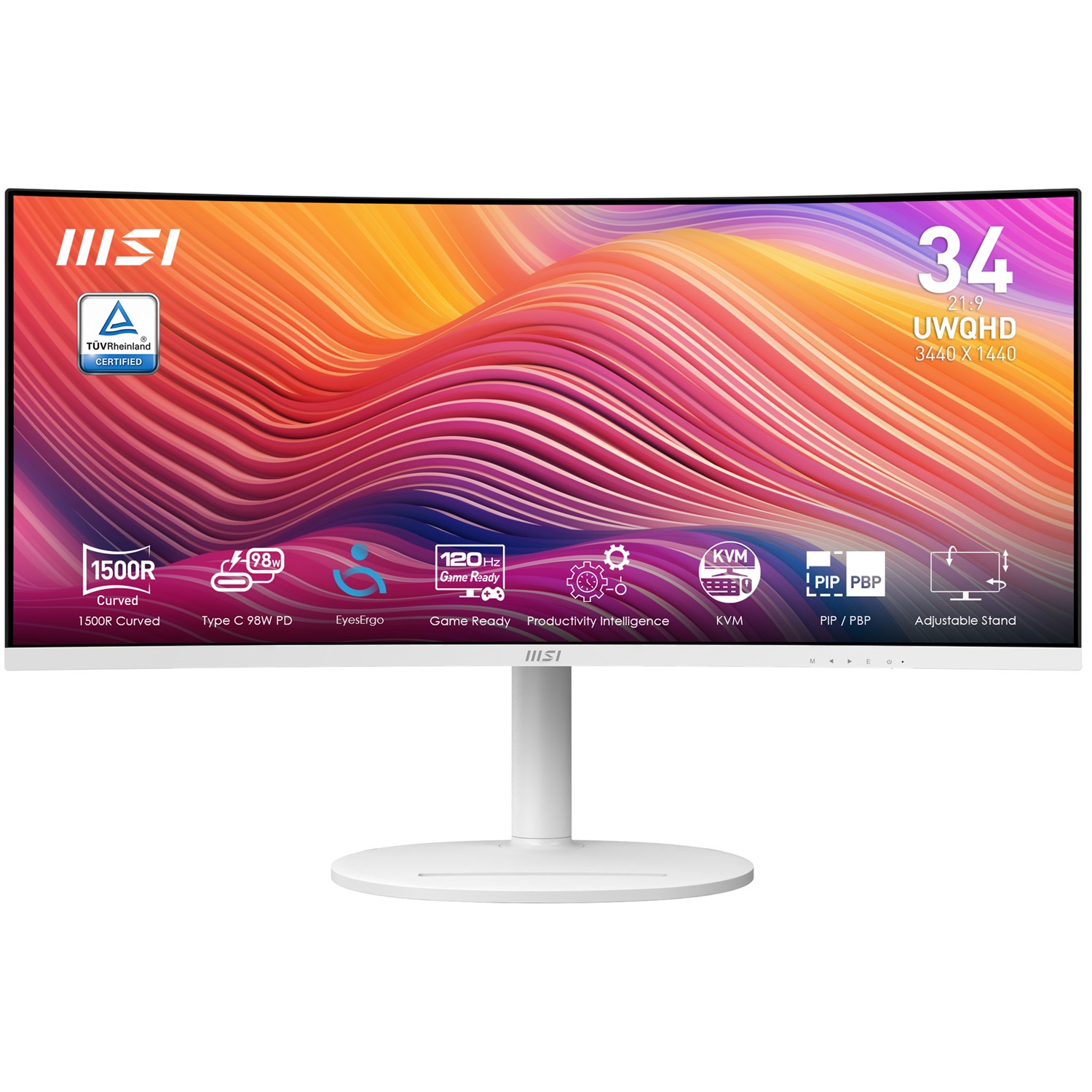 MSI Modern MD342CQPWDE Monitor 34