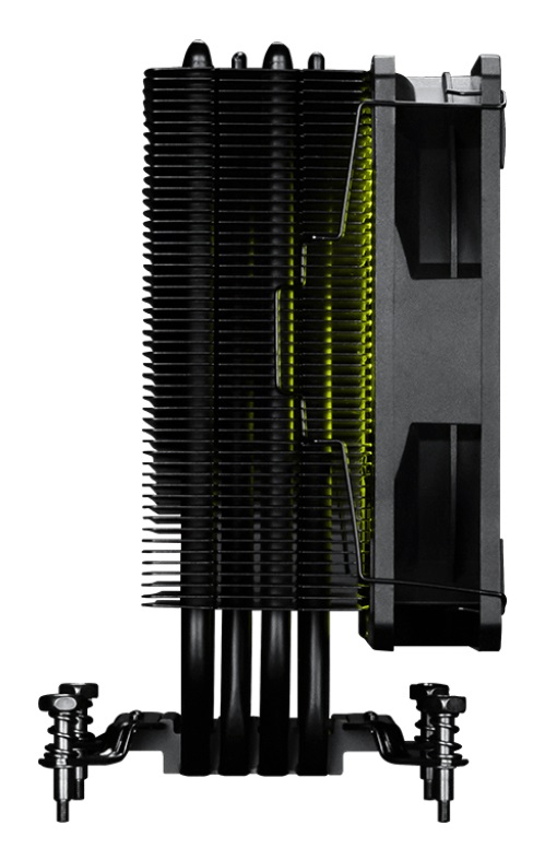 MSI MAG COREFROZR AA13 Dissipatore Ibrido per CPU con Ventola da 12 cm, Compatibile con Socket Intel LGA1700, AM4, AM5 - Design Compatto in Alluminio Nero