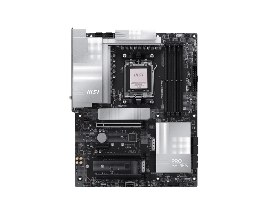 MSI PRO X870E-P WIFI - Scheda Madre ATX Socket AM5 per AMD Ryzen 7000/8000/9000, DDR5, Wi-Fi