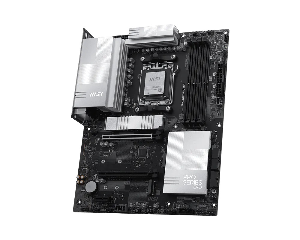 MSI PRO X870E-S EVO WIFI - Scheda Madre ATX AMD X870E Socket AM5 per Processori RYZEN 9000