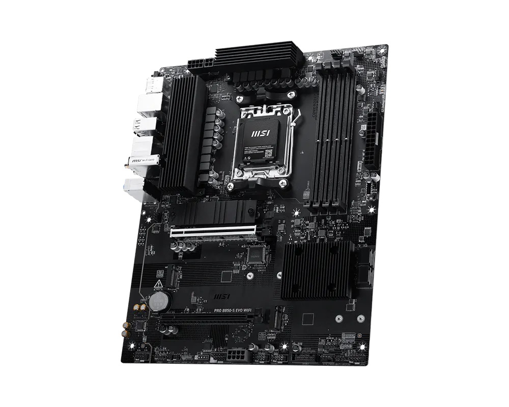 MSI PRO B850-S EVO WIFI - Scheda Madre ATX AM5 con supporto DDR5, WiFi e Bluetooth