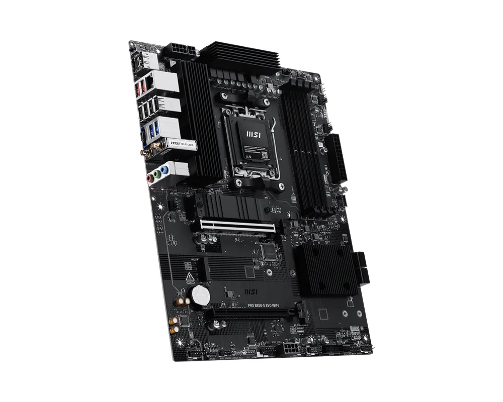 MSI PRO B850-S EVO WIFI - Scheda Madre ATX AM5 con supporto DDR5, WiFi e Bluetooth