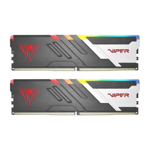 Patriot Viper Venom RGB DDR5 64GB (2 x 32GB) 5600MHz - Memoria RAM con Latenza CAS 40 e Supporto Intel XMP