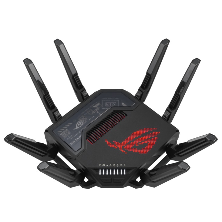 ASUS ROG Rapture GT-BE98 Router Wireless Wi-Fi 7 Quad-band 10 Gigabit Ethernet con Doppia Porta 10G e Compatibilità AiMesh