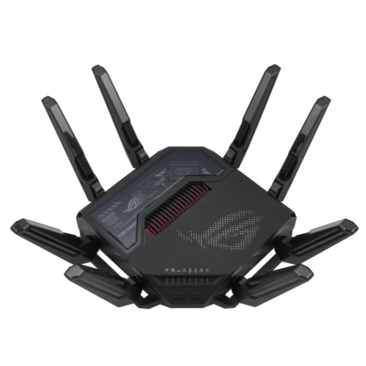 ASUS ROG Rapture GT-BE98 Router Wireless Wi-Fi 7 Quad-band 10 Gigabit Ethernet con Doppia Porta 10G e Compatibilità AiMesh