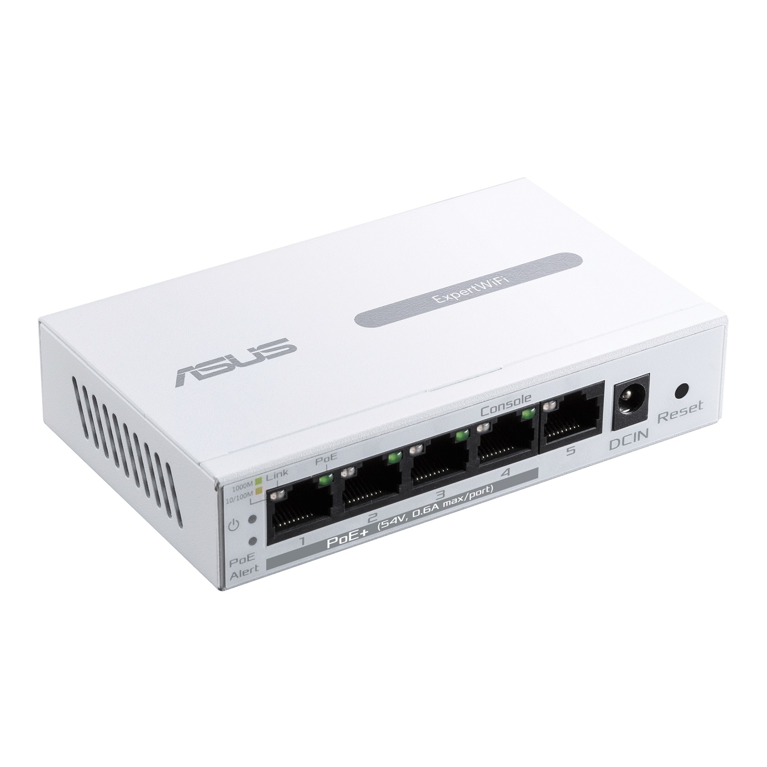 ASUS ExpertWiFi EBP15 Switch PoE Smart Managed 5 Porte Gigabit Ethernet (10/100/1000) con 4 Porte PoE e 60 W di Potenza