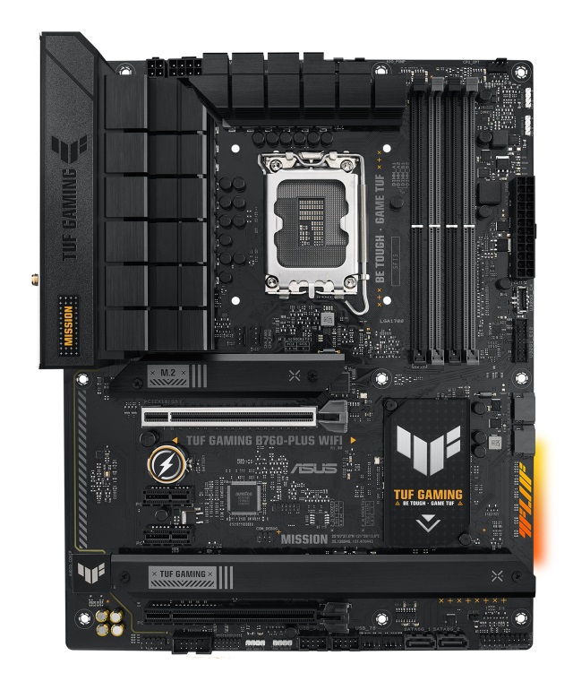 ASUS TUF Gaming B760-Plus WIFI Scheda Madre ATX LGA 1700 con Intel B760, DDR5 fino a 128 GB, WiFi 6E, PCIe 5.0 e 3 Slot M.2