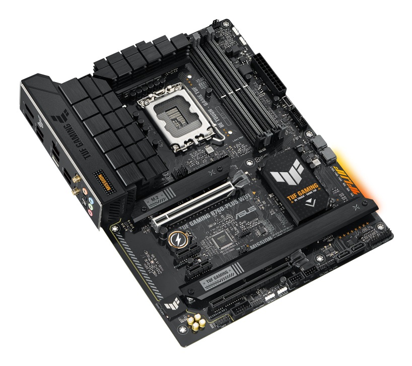 ASUS TUF Gaming B760-Plus WIFI Scheda Madre ATX LGA 1700 con Intel B760, DDR5 fino a 128 GB, WiFi 6E, PCIe 5.0 e 3 Slot M.2