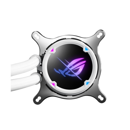 ASUS ROG STRIX LC II 240 ARGB Raffreddatore di liquidi AIO Bianco con Ventole da 12 cm