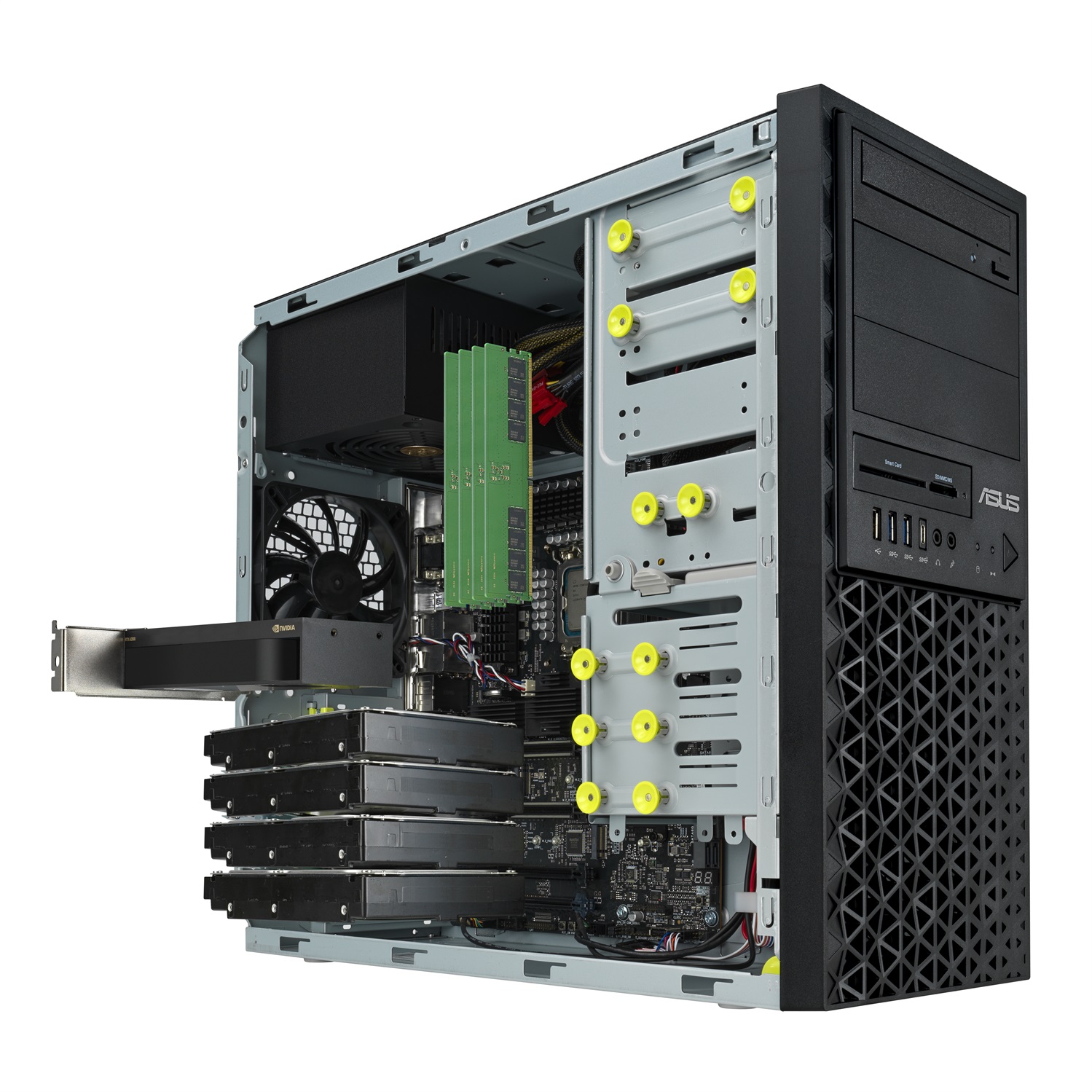 ASUS ExpertCenter E500 G9-1290K021R Tower Stazione di lavoro Intel® Core™ i9-12900K 32 GB DDR5-SDRAM 512 GB SSD Windows 11 Pro Nero