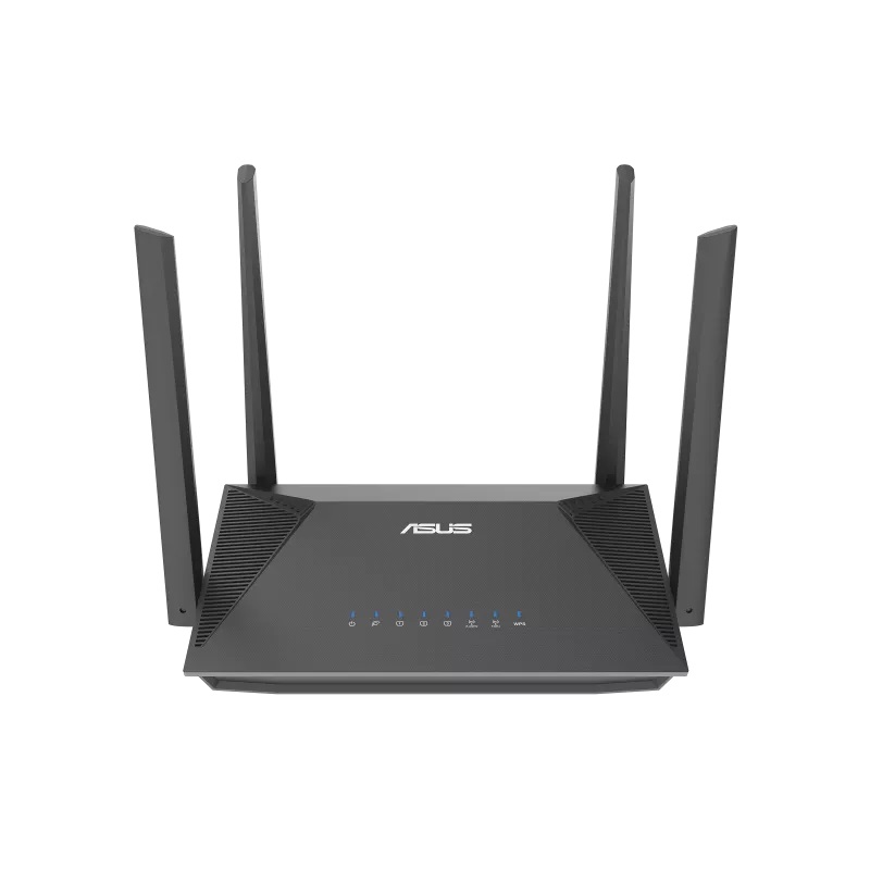 ASUS RT-AX52 AX1800 Router estendibile Dual Band WiFi 6, 1800 Mbps, AiMesh, Instant Guard, Parental Control, VPN, Nero