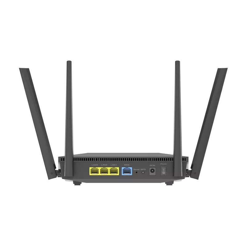 ASUS RT-AX52 AX1800 Router estendibile Dual Band WiFi 6, 1800 Mbps, AiMesh, Instant Guard, Parental Control, VPN, Nero