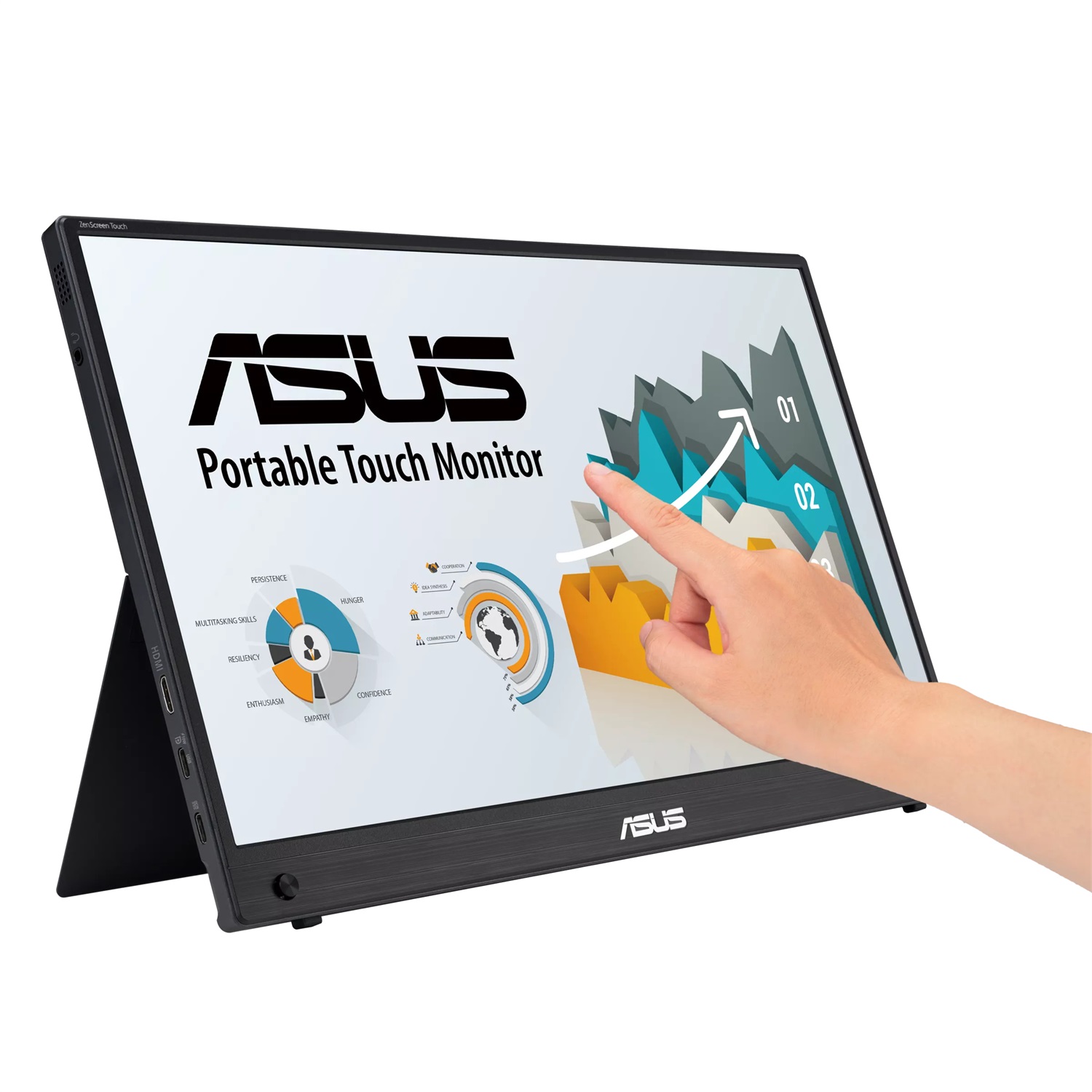ASUS ZenScreen MB16AMTR Monitor Portatile 15.6