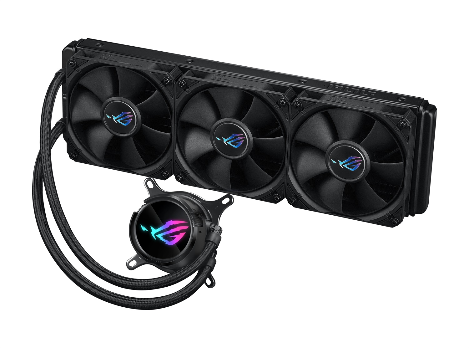 ASUS ROG Strix LC III 360 - Kit di Raffreddamento a Liquido All-in-One con Ventole da 12 cm, Rumorosità 36 dB, Flusso d'Aria Massimo 70,38 pdc/min, Colore Nero