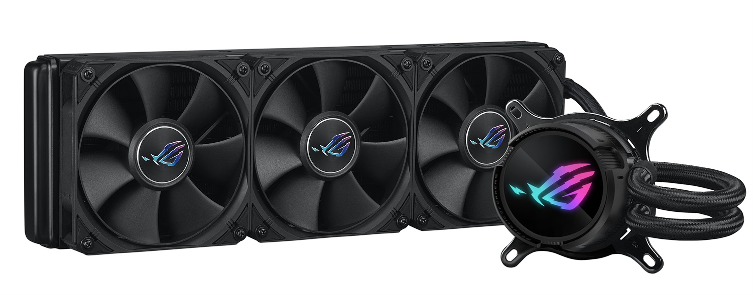 ASUS ROG Strix LC III 360 - Kit di Raffreddamento a Liquido All-in-One con Ventole da 12 cm, Rumorosità 36 dB, Flusso d'Aria Massimo 70,38 pdc/min, Colore Nero