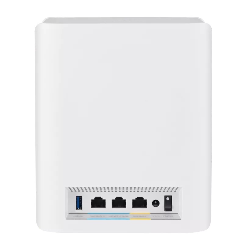 ASUS ZenWiFi BT10 Tri-band Wi-Fi 7 Router Mesh Bianco - Fino a 18 Gbps, Copertura 279 m², Due Porte 10G, Sicurezza e Controllo Parentale
