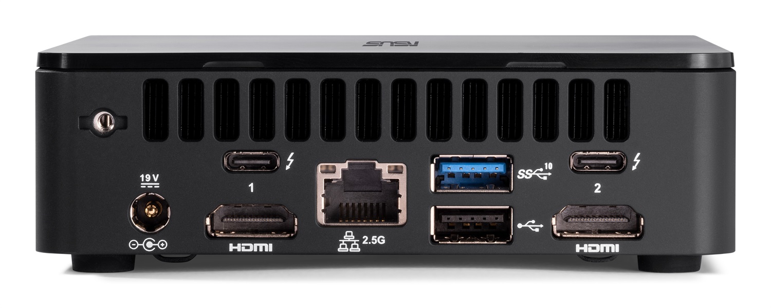 ASUS NUC 12 Pro Slim Kit RNUC12WSKI300002I Mini PC Barebone Intel Core i3-1220P 3.3GHz, RAM fino a 64GB DDR4, SSD, Wi-Fi 6E, Bluetooth 5.3, Nero