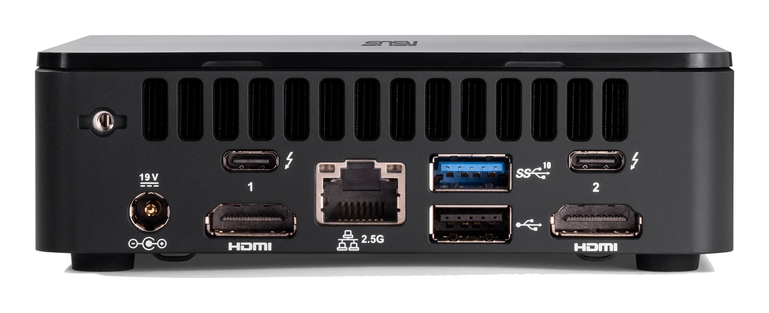 ASUS NUC 12 Pro Slim Kit RNUC12WSKI300002I Mini PC Barebone Intel Core i3-1220P 3.3GHz, RAM fino a 64GB DDR4, SSD, Wi-Fi 6E, Bluetooth 5.3, Nero