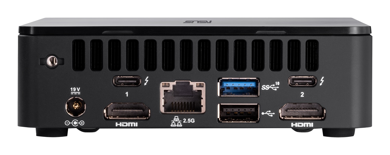 ASUS NUC 12 Pro Slim Kit RNUC12WSKI300002I Mini PC Barebone Intel Core i3-1220P 3.3GHz, RAM fino a 64GB DDR4, SSD, Wi-Fi 6E, Bluetooth 5.3, Nero
