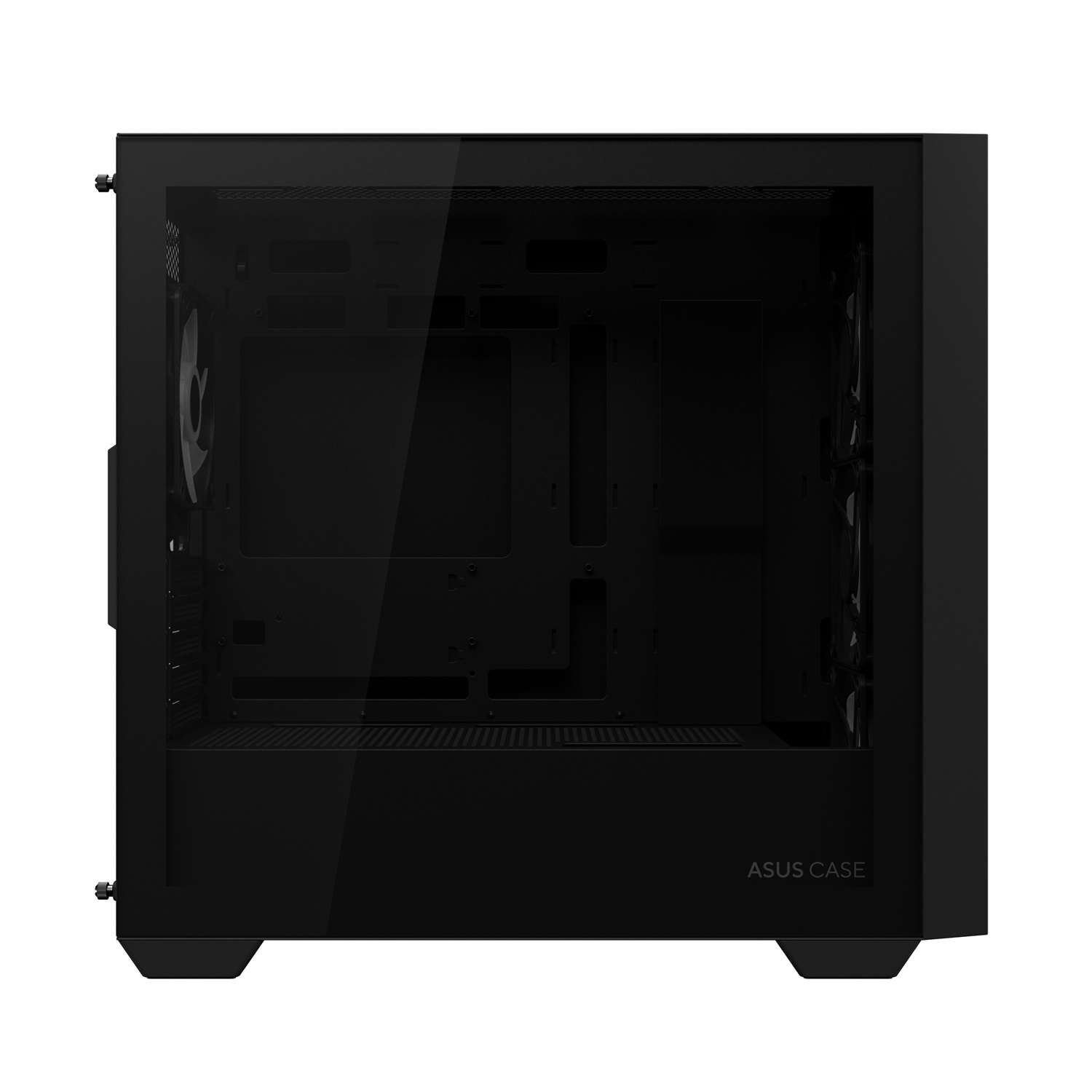 ASUS A21 PLUS TG ARGB BLACK - Case PC Micro ATX con Vetro Temperato, 4 Ventole ARGB, Supporto Radiatori da 360 mm e Schede Grafiche da 380 mm