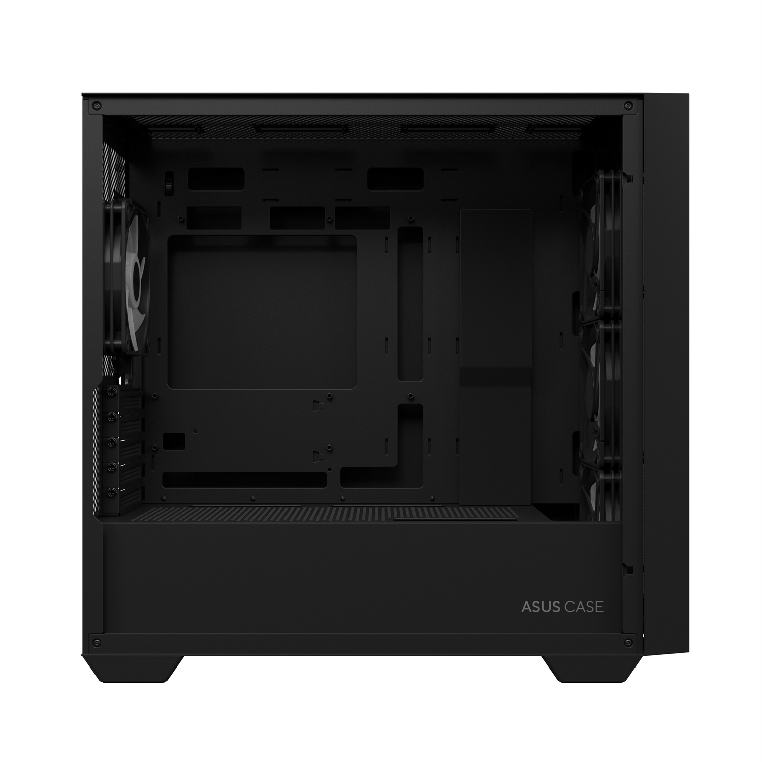 ASUS A21 PLUS TG ARGB BLACK - Case PC Micro ATX con Vetro Temperato, 4 Ventole ARGB, Supporto Radiatori da 360 mm e Schede Grafiche da 380 mm