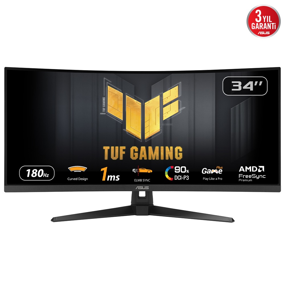 ASUS TUF Gaming VG34VQ3B Monitor Gaming Curvo 34