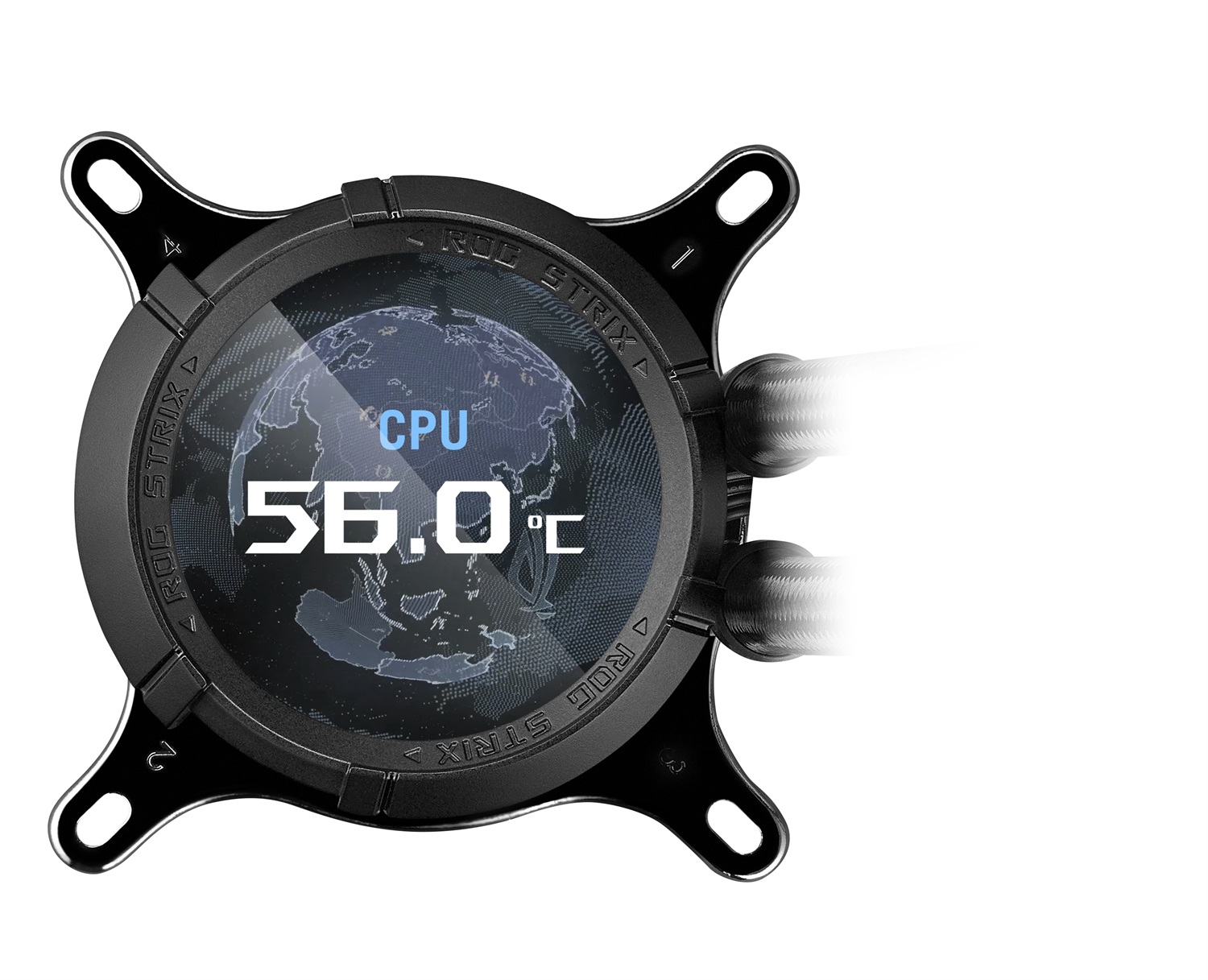 ASUS ROG STRIX LC III 360 ARGB - Raffreddatore di liquidi tutto in uno, 360mm, 3 ventole ARGB, Pompa Asetek V2, Schermo LCD personalizzabile, Nero