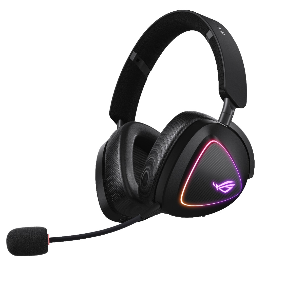 ASUS ROG DELTA II Auricolare Gaming Wireless e Wired, Bluetooth, USB tipo-C, Driver Placcati in Titanio da 50mm, Nero