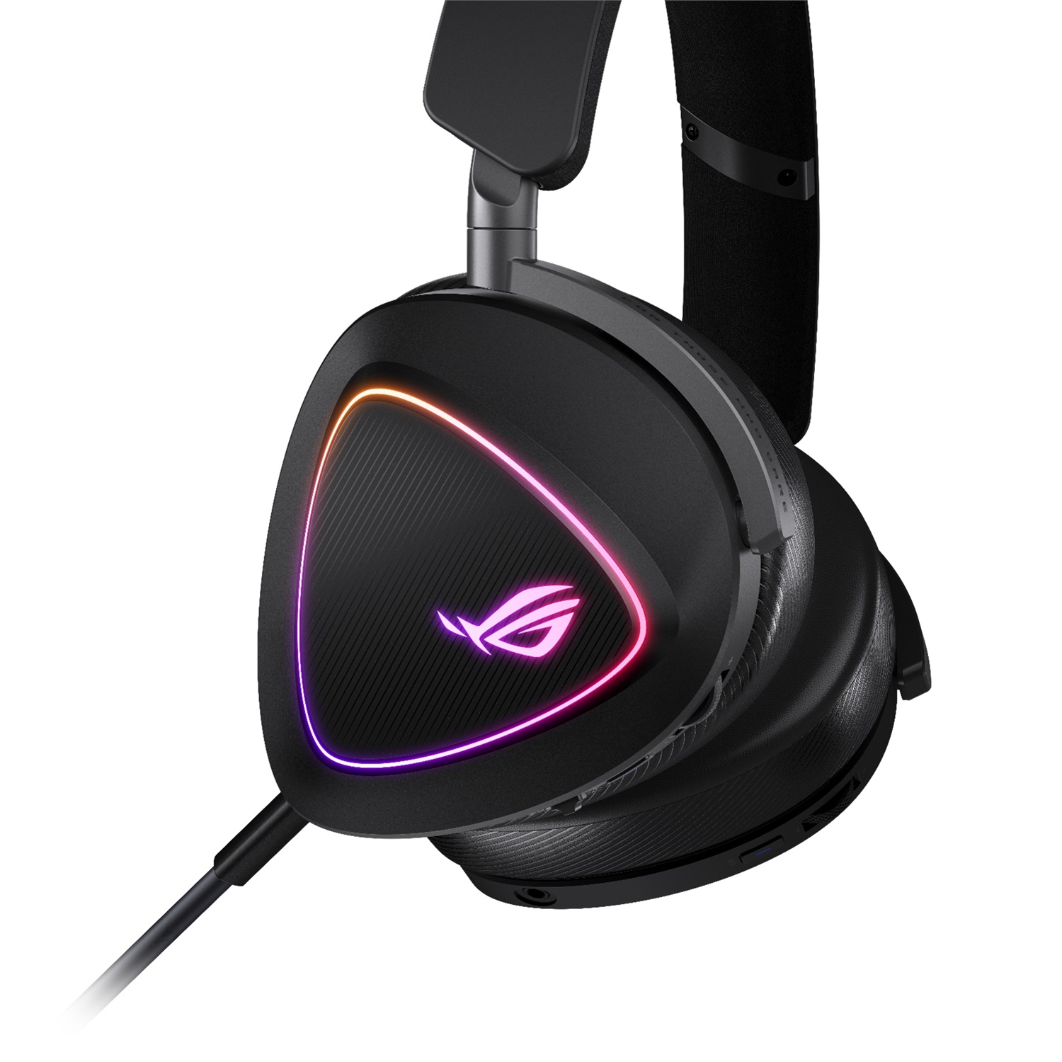 ASUS ROG DELTA II Auricolare Gaming Wireless e Wired, Bluetooth, USB tipo-C, Driver Placcati in Titanio da 50mm, Nero