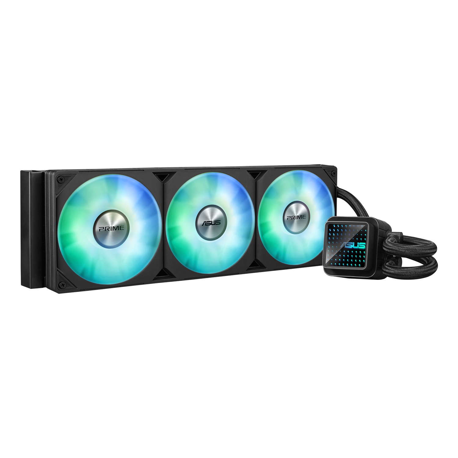 ASUS Prime LC 360 ARGB - Raffreddatore di liquidi All-In-One, Tre Ventole ARGB, 12 cm, Nero, Compatibile con Intel e AMD