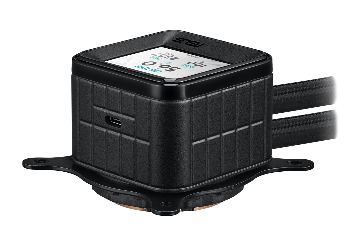 ASUS Prime LC 360 ARGB LCD - Raffreddatore di liquidi AIO 360mm con schermo LCD, 3 ventole da 12cm e illuminazione ARGB, compatibile con Intel e AMD