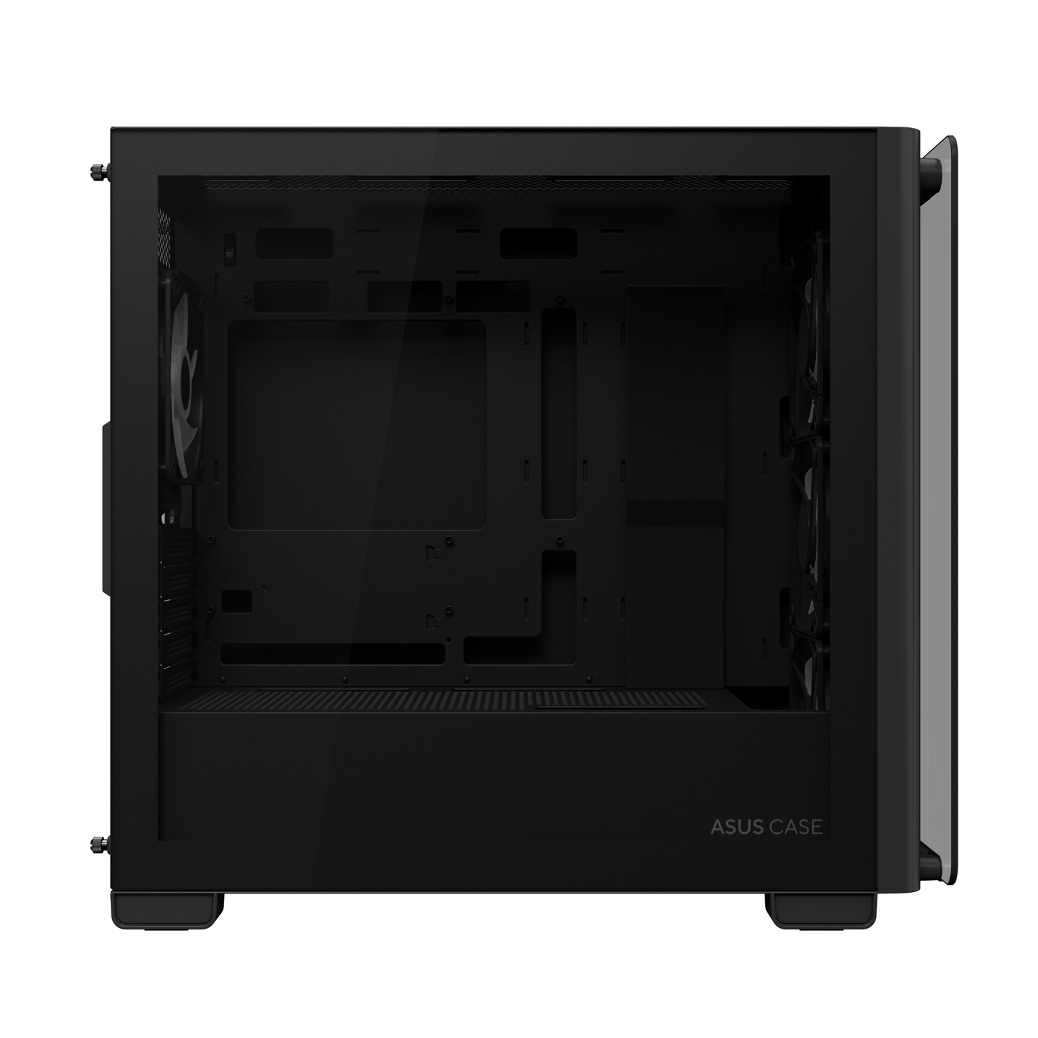 ASUS A23 PLUS TG ARGB Case PC Mini Tower Nero - Supporto Micro ATX e Mini-ITX, 4 Ventole ARGB Preinstallate, Pannello in Vetro Temperato