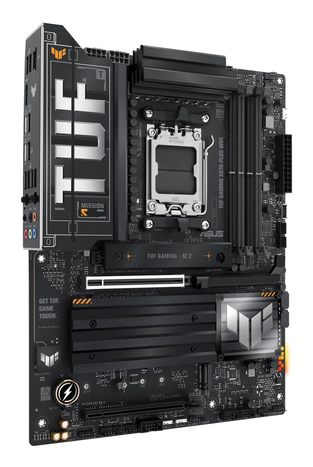 ASUS TUF GAMING X870-PLUS WIFI Scheda Madre ATX Socket AM5 con supporto DDR5, 4x M.2, WiFi 7 e USB4