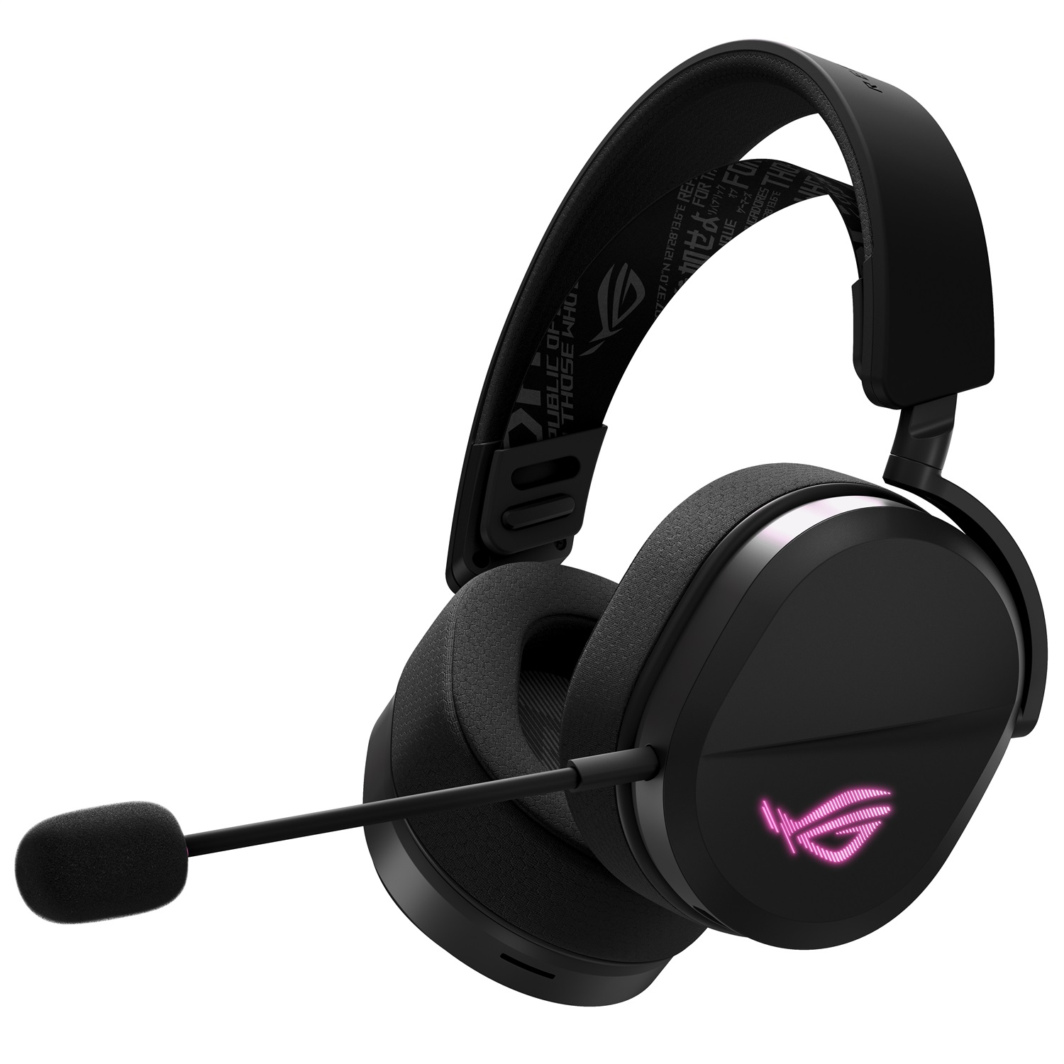 ASUS ROG Pelta Cuffie Gaming Wireless e Cablate, Connettività USB-C e Bluetooth, Driver da 50mm, Nero