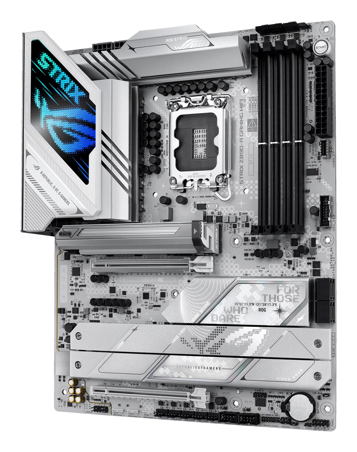 ASUS ROG STRIX Z890-A GAMING WIFI - Scheda Madre ATX Intel Z890 LGA 1851, 4x DDR5, 5x M.2, WiFi 7, PCIe 5.0