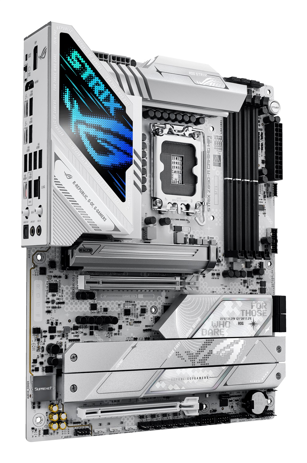 ASUS ROG STRIX Z890-A GAMING WIFI - Scheda Madre ATX Intel Z890 LGA 1851, 4x DDR5, 5x M.2, WiFi 7, PCIe 5.0