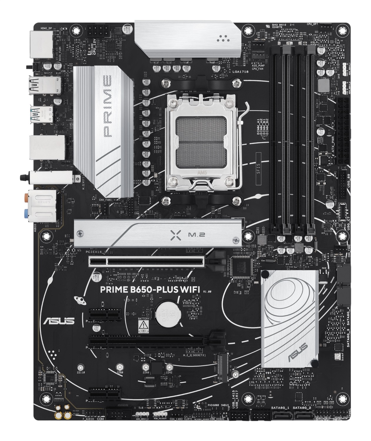 ASUS Prime B650-Plus WiFi - Scheda Madre ATX AM5 con supporto DDR5, PCIe 5.0, WiFi 6E e AURA Sync