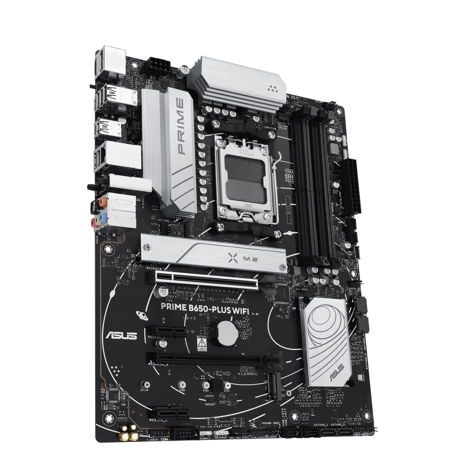 ASUS Prime B650-Plus WiFi - Scheda Madre ATX AM5 con supporto DDR5, PCIe 5.0, WiFi 6E e AURA Sync