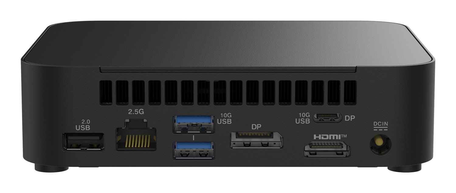 ASUS NUC 14 Essential Mini PC Barebone RNUC14MNK1500002 con Intel N150, 16GB DDR5, SSD M.2, Wi-Fi 6E, Bluetooth 5.3, Nero