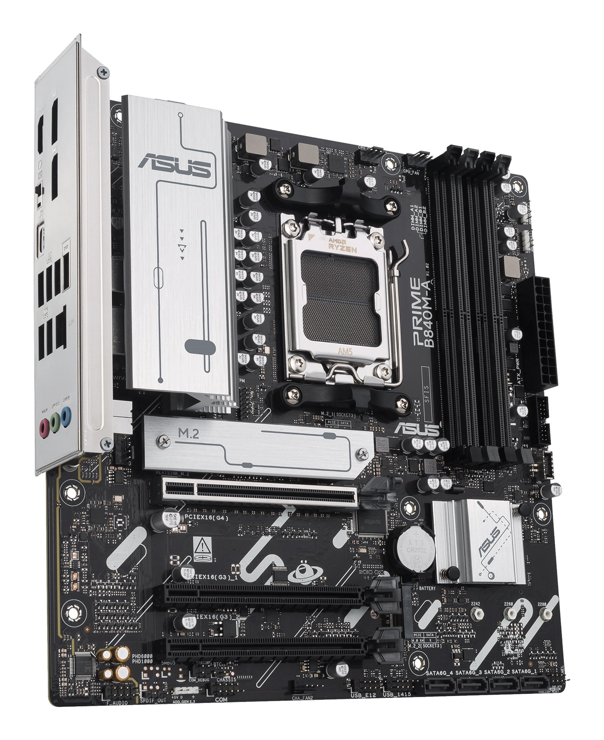 ASUS Prime B840M-A-CSM - Scheda Madre micro ATX AM5 con supporto DDR5, 3 slot M.2 e PCIe 4.0