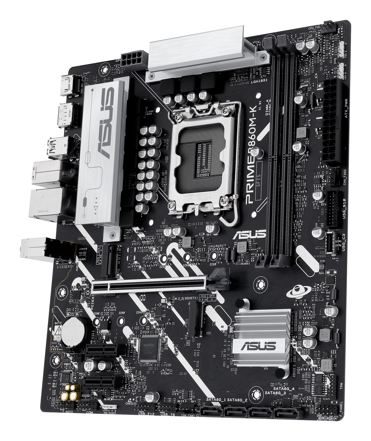 ASUS PRIME B860M-K - Scheda Madre micro ATX con Chipset Intel B860, Socket LGA 1851, Supporto fino a 128 GB DDR5, HDMI e DisplayPort