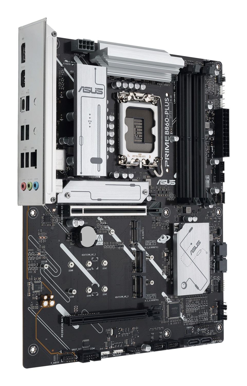 ASUS PRIME B860-PLUS-CSM Scheda Madre ATX LGA 1851 con supporto DDR5 fino a 256GB, PCIe 5.0 e uscite HDMI/DP