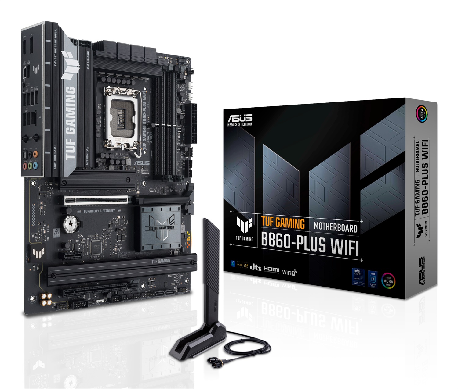 ASUS TUF GAMING B860-PLUS WIFI - Scheda Madre ATX LGA 1851 con DDR5, WiFi, 3 M.2 e PCIe 5.0
