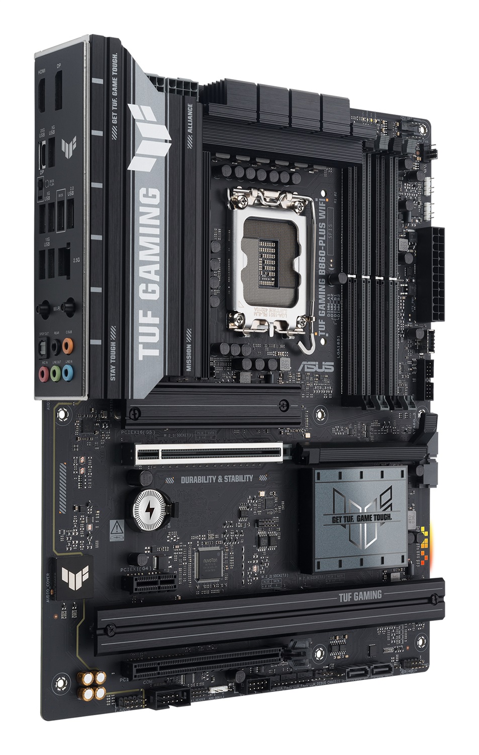 ASUS TUF GAMING B860-PLUS WIFI - Scheda Madre ATX LGA 1851 con DDR5, WiFi, 3 M.2 e PCIe 5.0