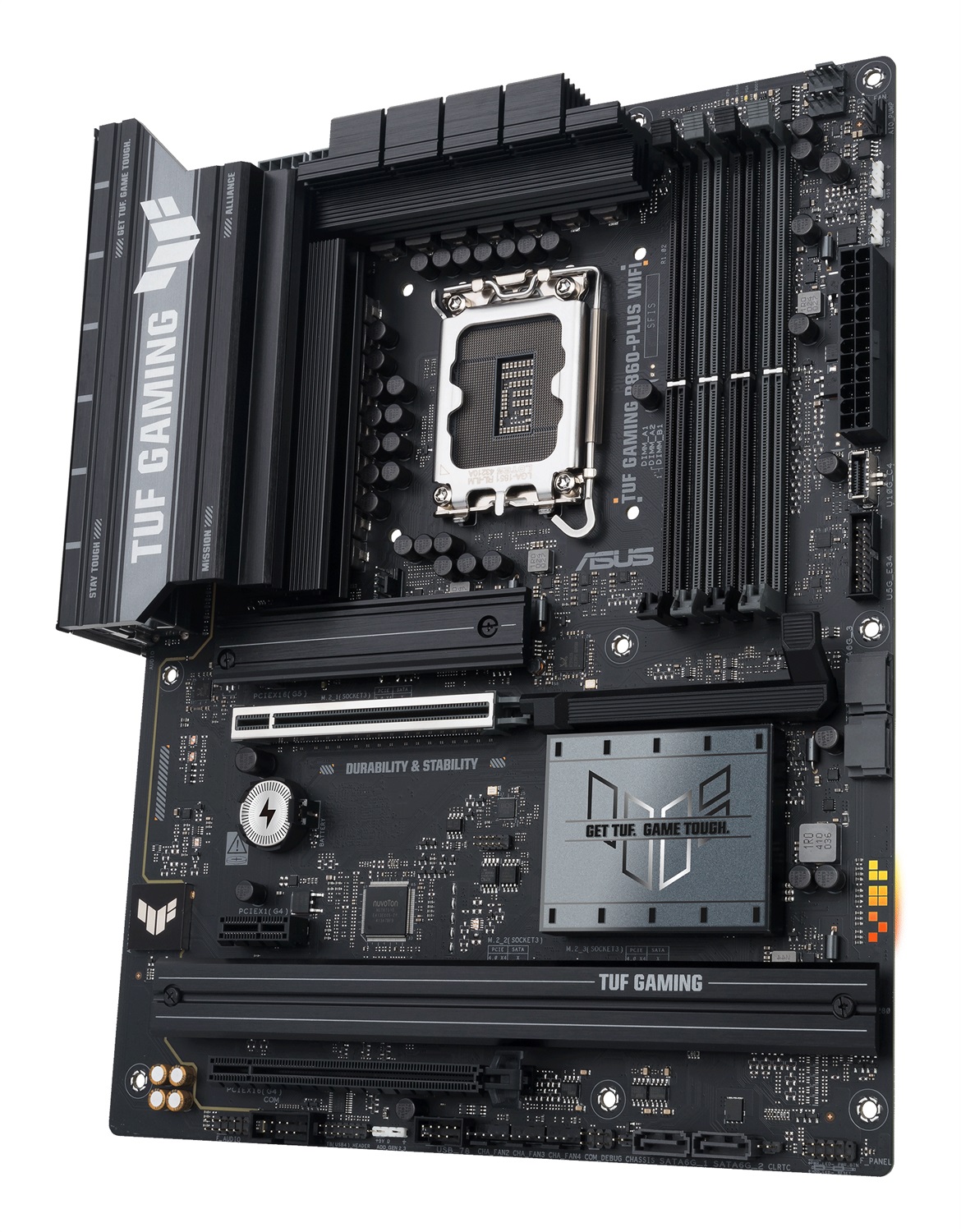 ASUS TUF GAMING B860-PLUS WIFI - Scheda Madre ATX LGA 1851 con DDR5, WiFi, 3 M.2 e PCIe 5.0