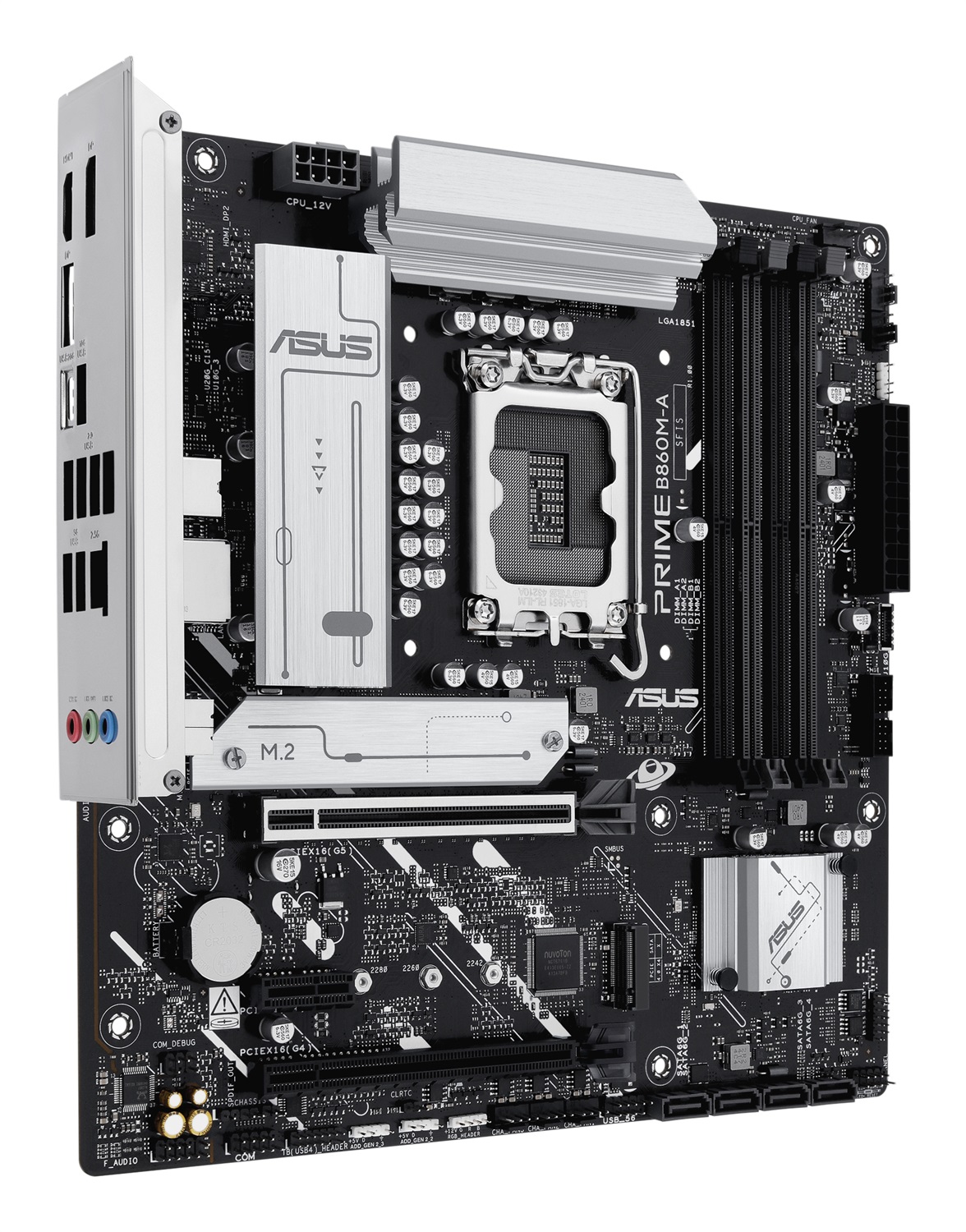 ASUS PRIME B860M-A-CSM Scheda Madre Micro ATX LGA 1851 con DDR5, PCIe 5.0, 2 Slot M.2 e Ethernet 2.5 GB