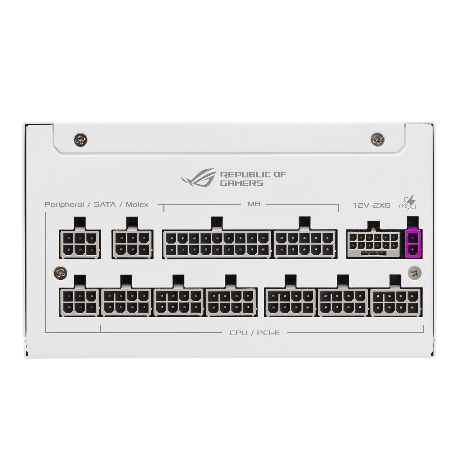 ASUS ROG Strix 1000P Gaming - Alimentatore Modulare 1000W, 80 Plus Platinum, ATX 3.1, PCIe Gen 5.0, Ventola Doppio Cuscinetto, Bianco