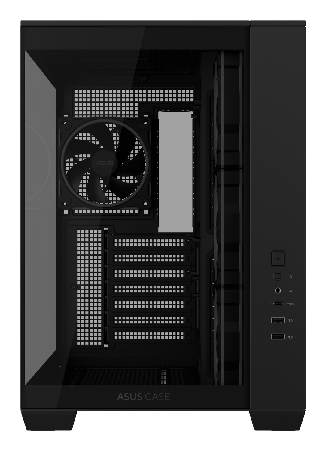 ASUS A32 PLUS Case ATX Nero con Design Panoramico e Vetro Temperato
